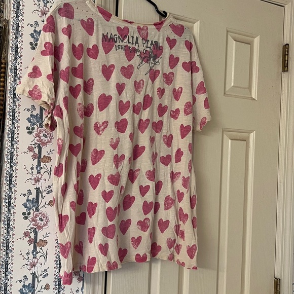Magnolia Pearl heart tee OSFM - Picture 6 of 7